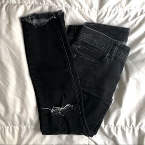 Free People Distressed Mid rise Jeans